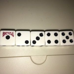 Bicycle 5 Piece Dice Set